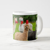 Grande Tasse Alpacas Avec Coupes Rouges (Devant droit)