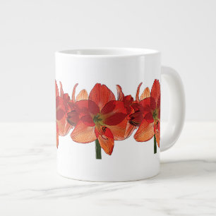 Grande Tasse Amaryllis orange de Hippeastrum