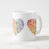Grande Tasse Amateurs de champignons - Rainbow Heart Specialty (Devant droit)