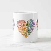 Grande Tasse Amateurs de champignons - Rainbow Heart Specialty (Devant)