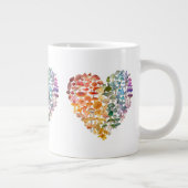 Grande Tasse Amateurs de champignons - Rainbow Heart Specialty (Droite)