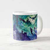 Grande Tasse Amateurs de vol - Peinture aquarelle (Devant droit)