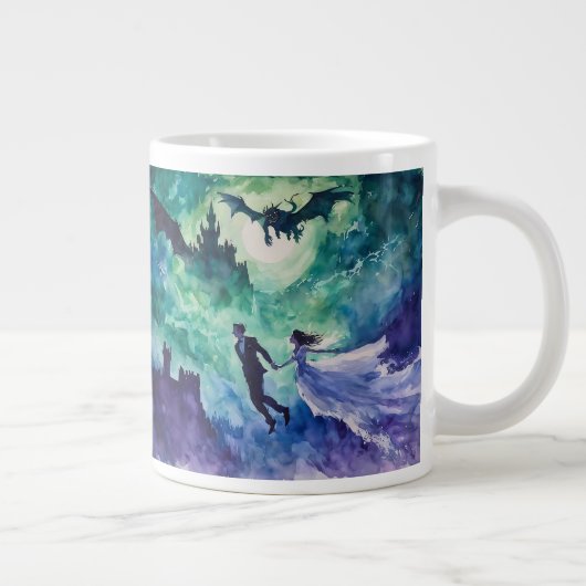 Grande Tasse Amateurs de vol - Peinture aquarelle (Droite)
