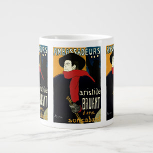 Grande Tasse Ambassadeurs Art Nouveau vintage, Toulouse Lautrec