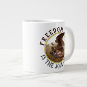 Grande Tasse Âme d'Amérique (aigle) (Devant droit)