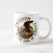 Grande Tasse Âme d'Amérique (aigle) (Droite)