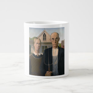 Grande Tasse American Gothic : Vie rurale pauvre paysan