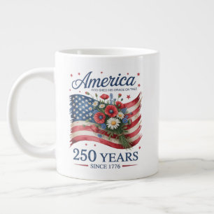 Grande Tasse Amérique 250 Ans de Liberté 1776 2026