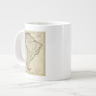 Grande Tasse Amérique du Sud avec des frontières définies