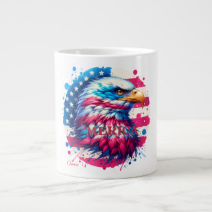 Grande Tasse Amérique - Patriotique USA Design pour 4 juillet, 