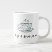 Grande Tasse AMIS™ | Aquarelle de café (Droite)