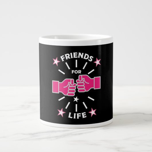 Grande Tasse Amis De La Vie (Devant)