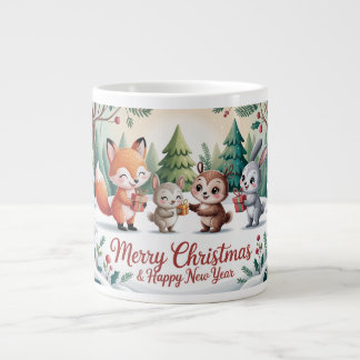 Grande Tasse Amis de l'hiver en forêt