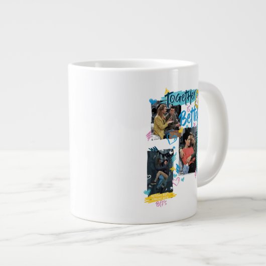 Grande Tasse AMIS™ | Ensemble, mieux vaut (Devant droit)