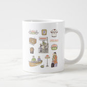 Grande Tasse AMIS™ | Icônes de dessin (Droite)