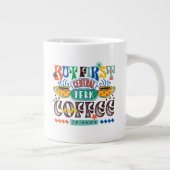 Grande Tasse AMIS™ | Mais Premier café Vibrant Graphisme (Droite)