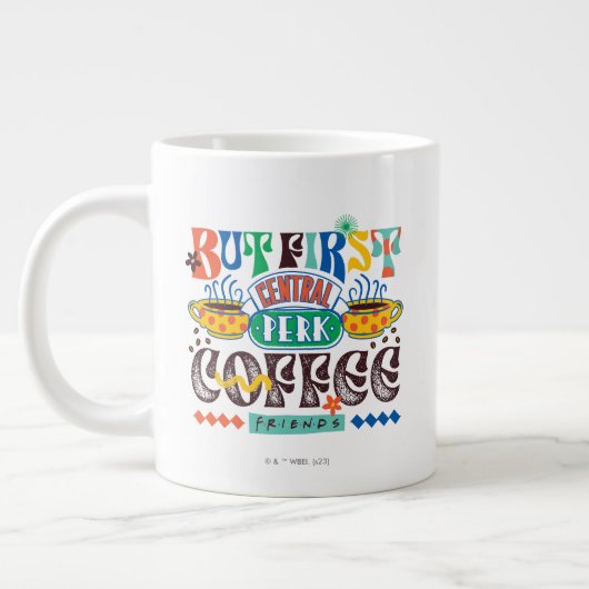 Grande Tasse AMIS™ | Mais Premier café Vibrant Graphisme (Gauche)