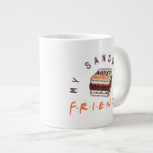 Grande Tasse AMIS™ | Mon sandwich (Devant droit)