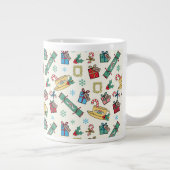 Grande Tasse AMIS™ | Motif d'icône de Noël (Droite)