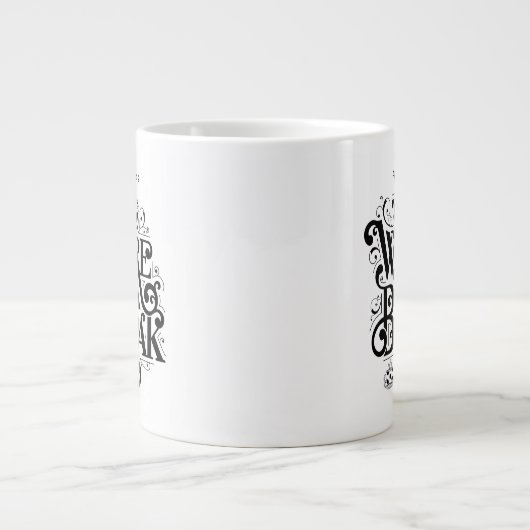 Grande Tasse AMIS™ | Nous étions en pause (Devant)