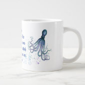 Grande Tasse Amis Octopus sur votre visage Citation amusante (Droite)