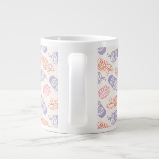 Grande Tasse AMIS™ | Pastel Central Perk Motif (Dos)