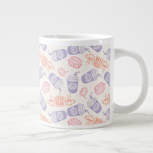 Grande Tasse AMIS™ | Pastel Central Perk Motif (Droite)