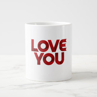 Grande Tasse Amour à toi – Typographie Romantique Gras