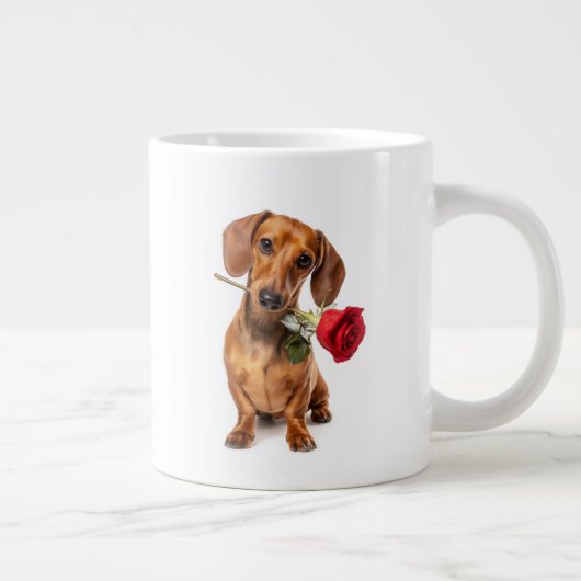 Grande Tasse Amour de teckel (Droite)