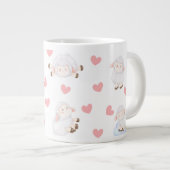 Grande Tasse Amour des moutons (Devant droit)