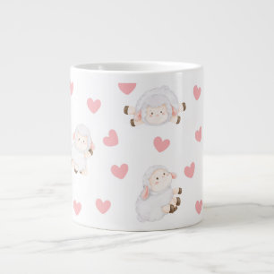 Grande Tasse Amour des moutons