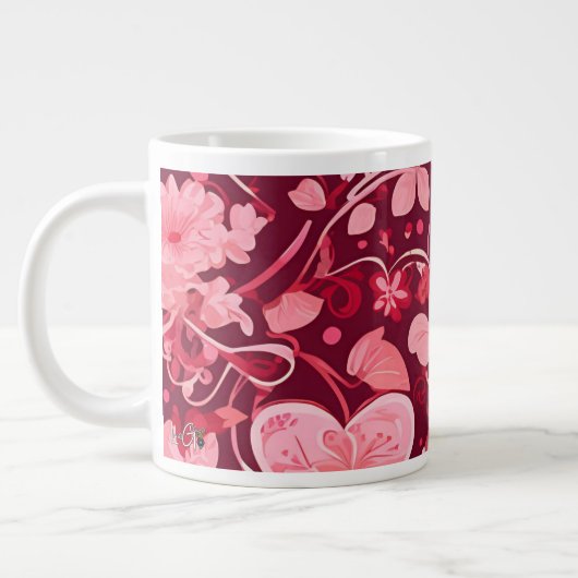 Grande Tasse Amour élégant | (Gauche)