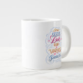 Grande Tasse Amour et Paix (Devant droit)