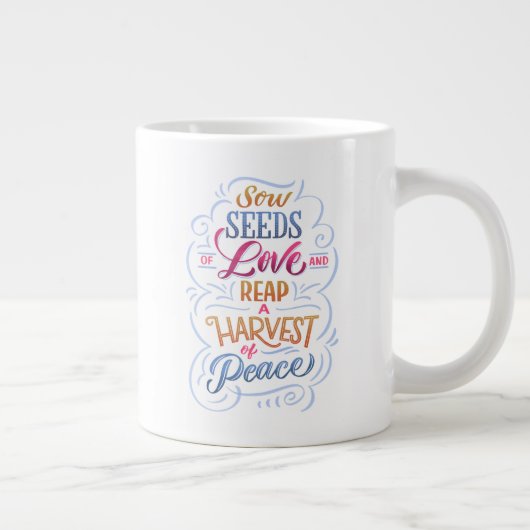 Grande Tasse Amour et Paix (Droite)