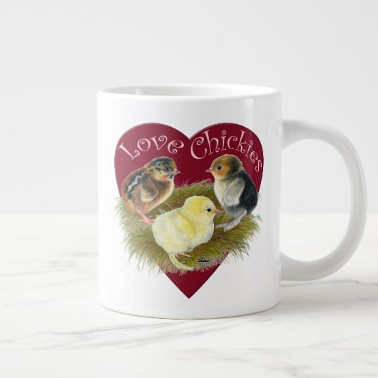 Grande Tasse Amoureuses des poussins (Droite)