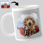 Grande Tasse Amoureux des chiens unique simple et moderne