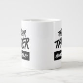 Grande Tasse Amusant Hair Tamer Nom Du Hashtag (Devant)