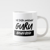 Grande Tasse Amusant Nom Du Mot-Clic Baba Ganoush Guru (Droite)