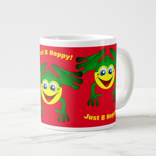 Grande Tasse Amusante Grenouille Jour Froid (Devant droit)