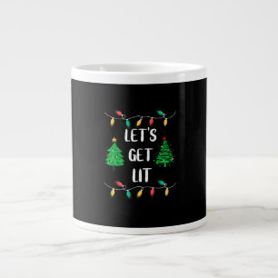 Grande Tasse Amusants Faisons Lit Noël