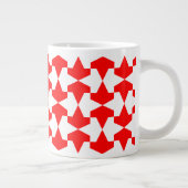 Grande Tasse Ancien Motif de Mamelouks musulmans rouges et blan (Droite)