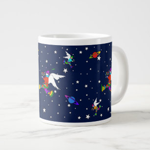 Grande Tasse Angel Dudes Starry Night (minuit)