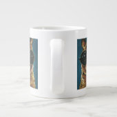Grande Tasse Animal Dapper | Kitty dans les lunettes de soleil (Dos)