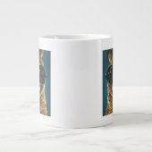 Grande Tasse Animal Dapper | Kitty dans les lunettes de soleil (Devant)