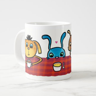 Grande Tasse Animals have tea, icecream, soup m.m. Jumbo Mugg