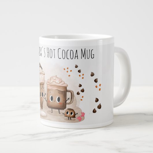 Grande Tasse Animated Cocoa Companions Bring Joy to the Season (Devant droit)