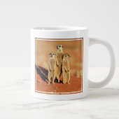 Grande Tasse Animaux de bébés cutest | 3 Meerkats (Droite)