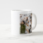 Grande Tasse Animaux de bébés cutest | Australian Shepherd Pupp (Devant droit)