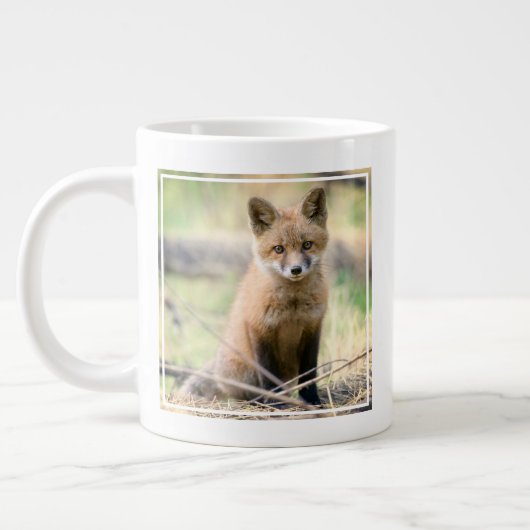 Grande Tasse Animaux de bébés cutest | Baby Fox (Gauche)