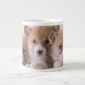 Grande Tasse Animaux de bébés cutest | Cute Corgi Chipies dans (Devant)